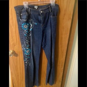 Cache embellished jeans